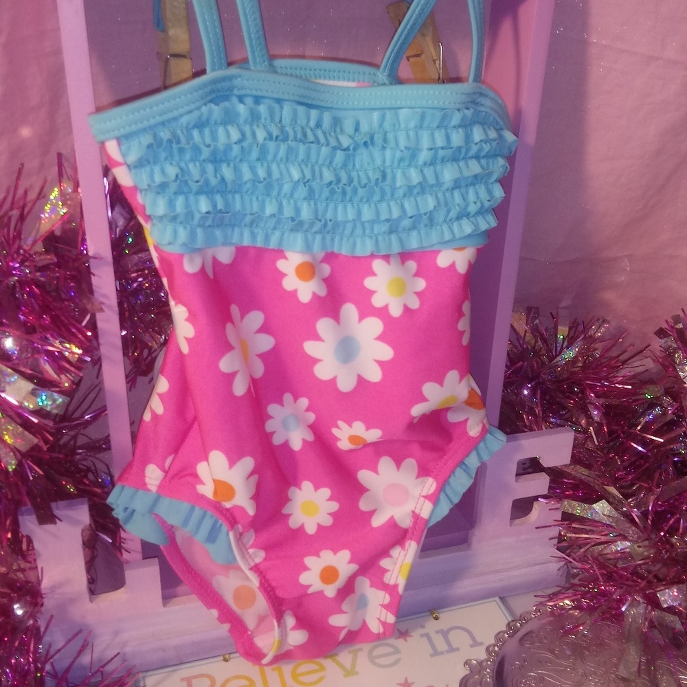 Daisy Ruffled Swimsuit - Picture 3 of 4